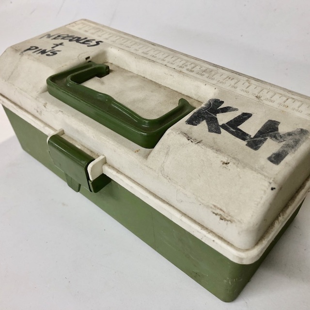 SEWING KIT, Green White KLM Storage Box